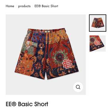 Eric Emanuel Eric Emanuel Red EE Rug shorts medium - image 1