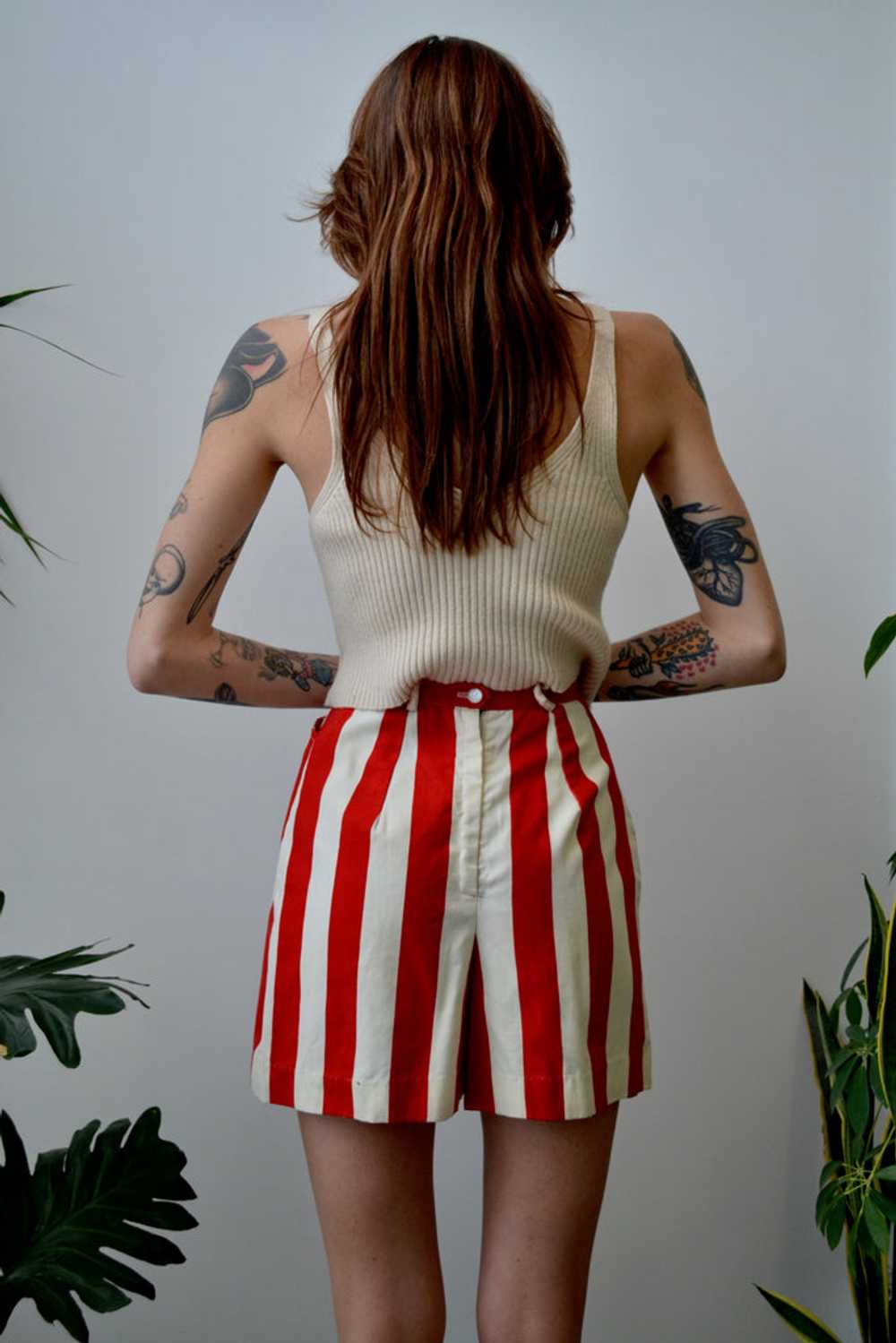 Vintage Candy Cane Shorts - image 2