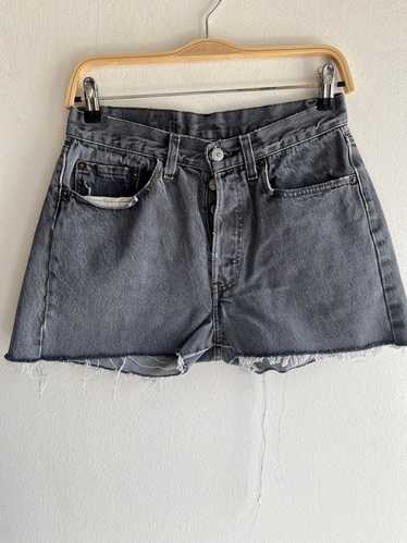 Vintage 1980’s Levi’s 501 Grey Denim Shorts