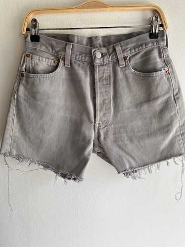 Vintage 1990’s Levi’s 501 Grey Denim Shorts