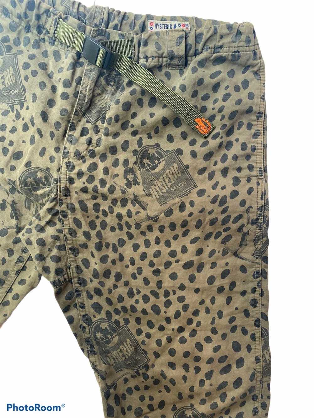 Hysteric Glamour HG Flanders Linen Green Animal A… - image 3