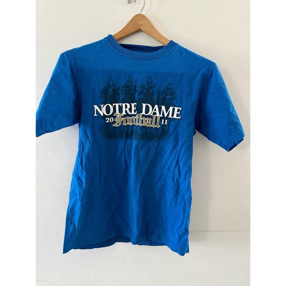 Notre Dame Football Tee 2011 Adidas The Shirt Sho… - image 1