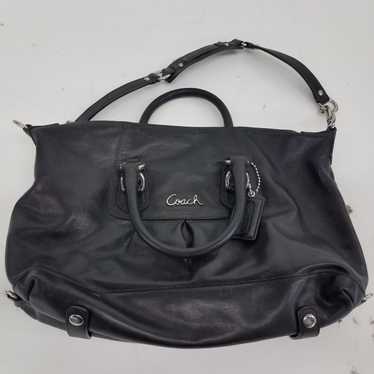 Coach Black Leather Shoulder Bag - image 1