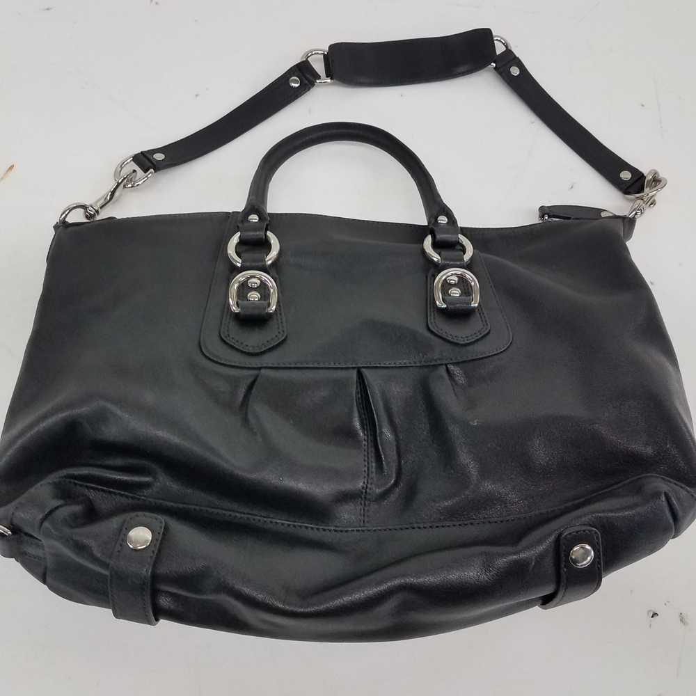 Coach Black Leather Shoulder Bag - image 2