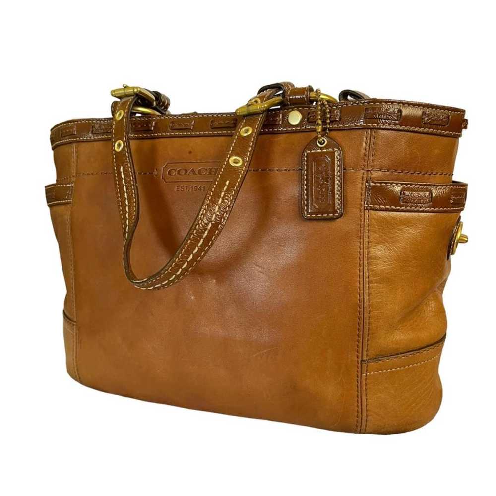 Coach Leather tote - image 9