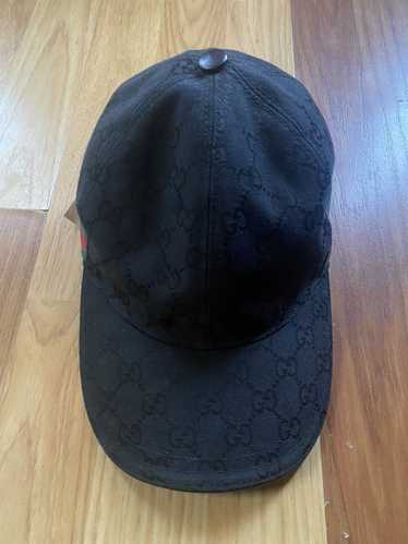 Gucci Gucci Hat Canvas Monogram Black Hat