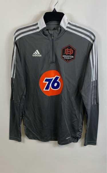 NWT Adidas Mens Gray Houston Dynamo Soccer FC Long