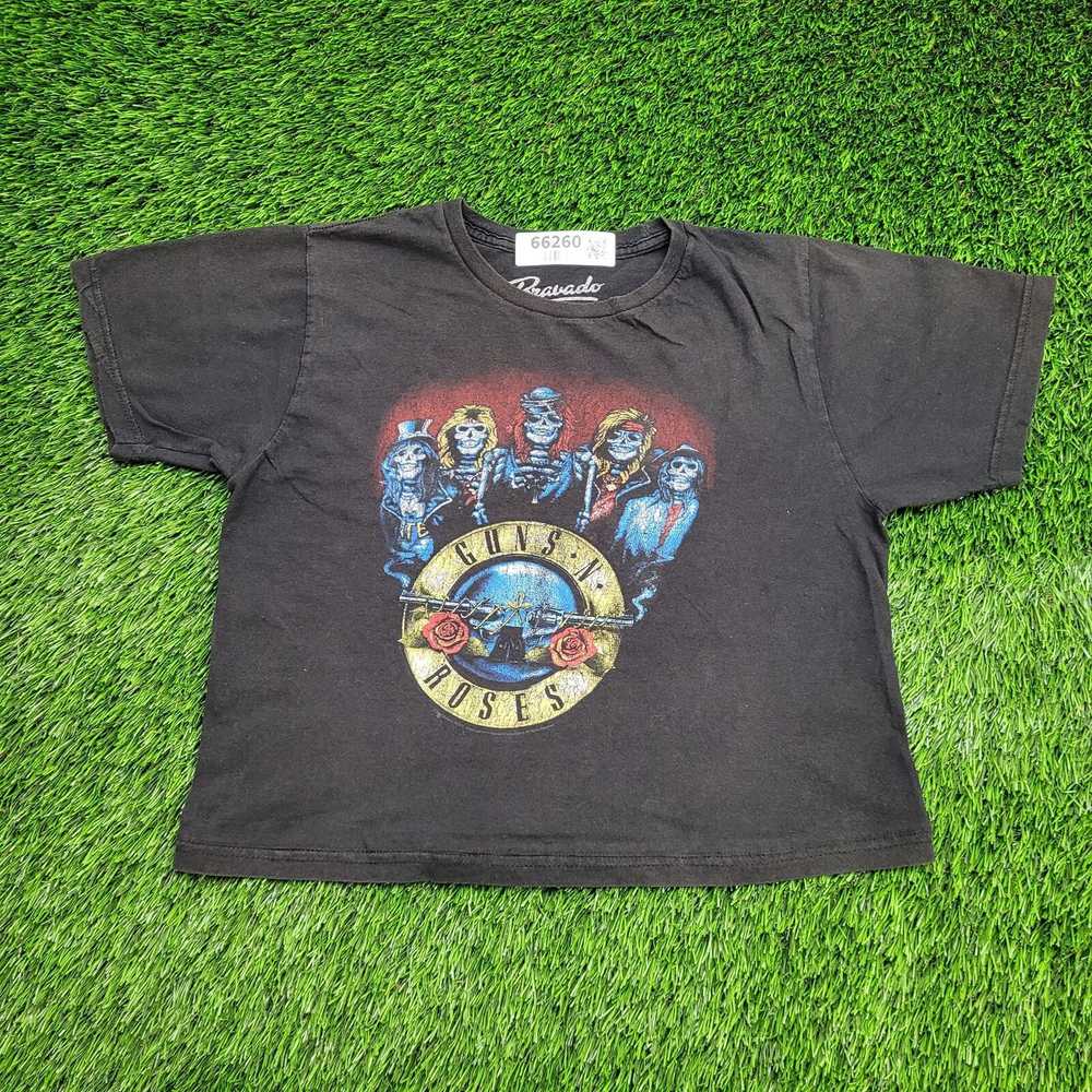 Bravado Guns-N-Roses Cropped Shirt Womens Medium … - image 1