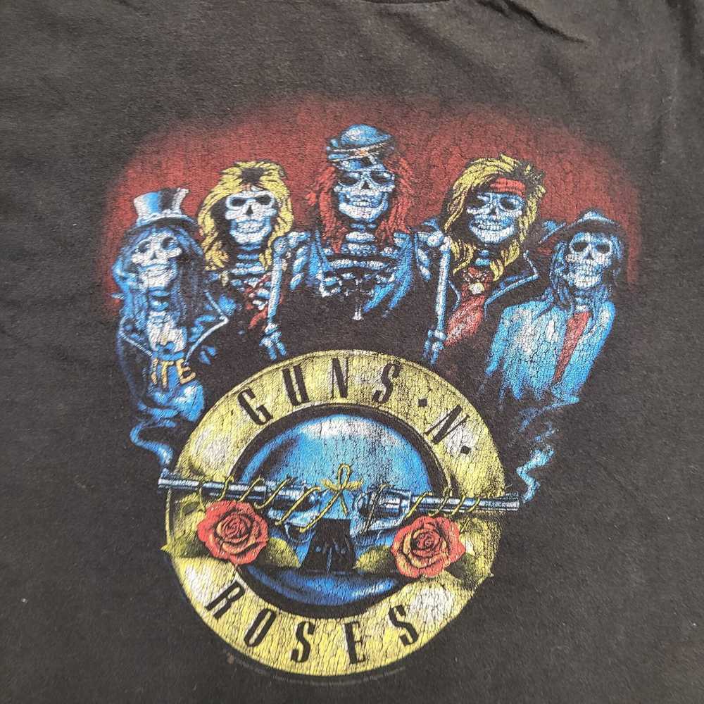 Bravado Guns-N-Roses Cropped Shirt Womens Medium … - image 4