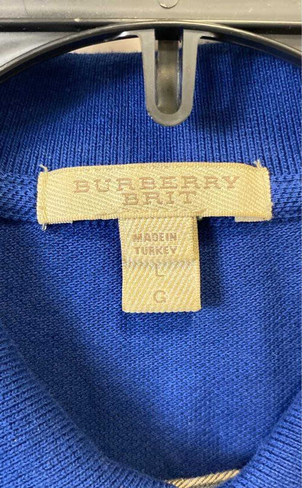 Burberry Brit Blue Polo Shirt - Size Large - image 2