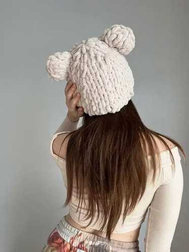 Japanese Brand × Streetwear Bear hat . Knitted han