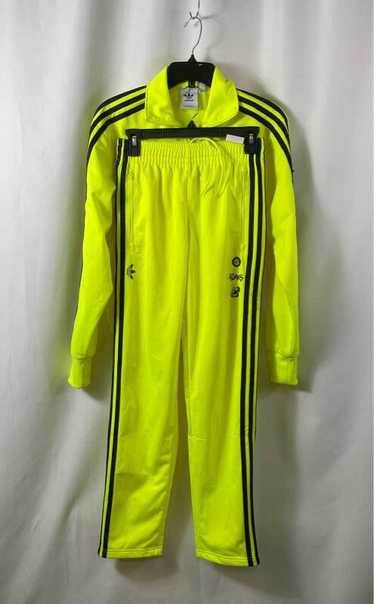 NWT Adidas Mens Neon Yellow Punks 2 Piece Activewe