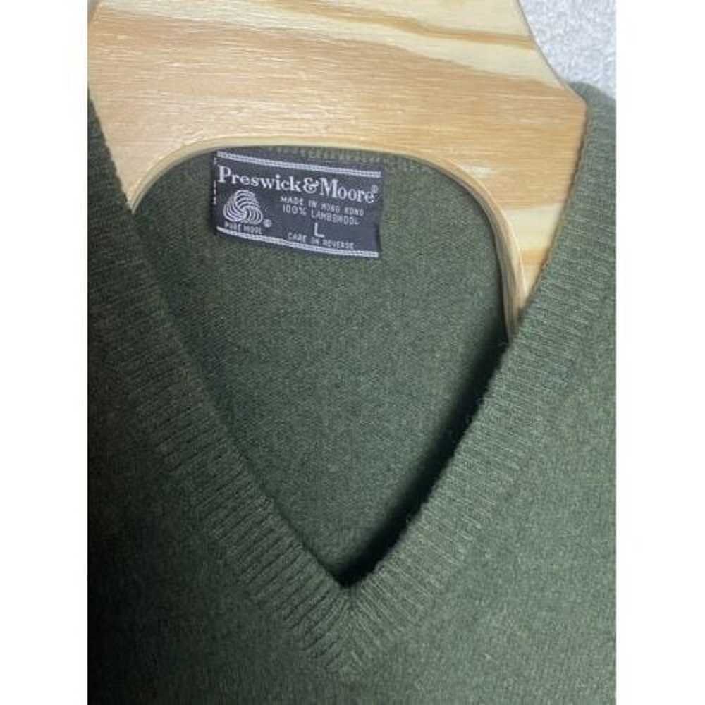 3 Piece VTG Preswick & Moore LambsWool Sweater Ve… - image 4