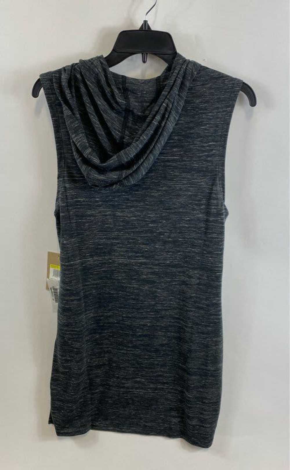 NWT Nike Womens Gray Heather Sleeveless Hooded Sw… - image 2