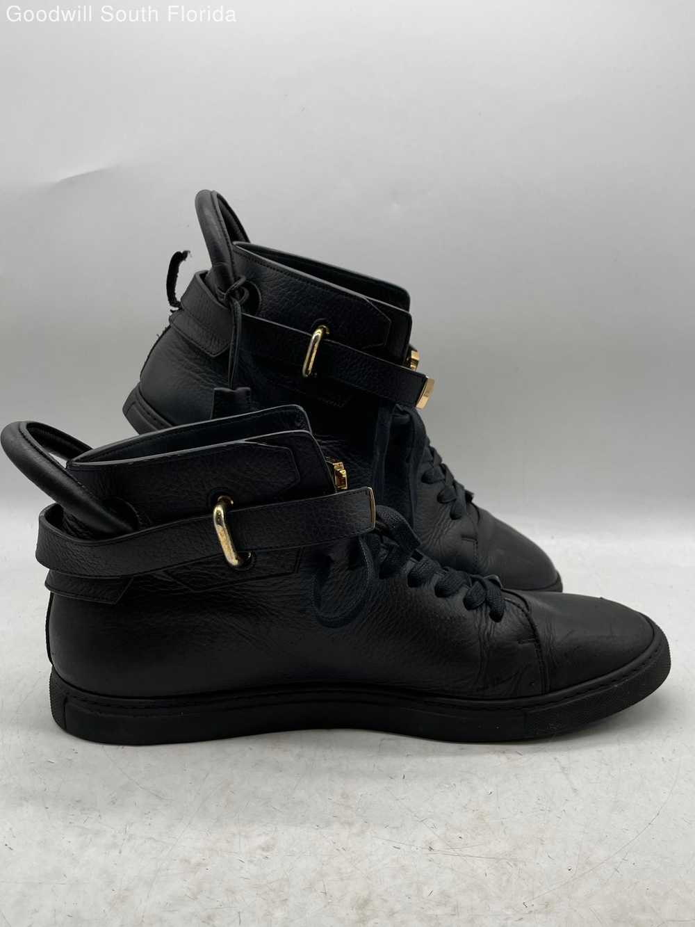 Buscemi Mens Shoes Black Size 13 - image 2