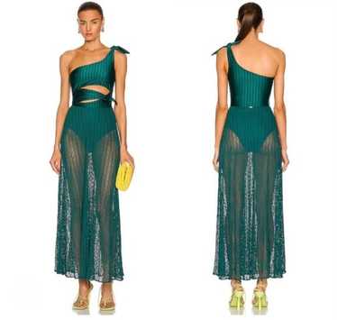 Patbo PatBO One Shoulder Netted Beach Dress - image 1