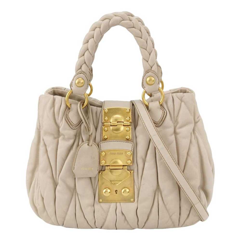 Miu Miu Coffer leather crossbody bag - image 1