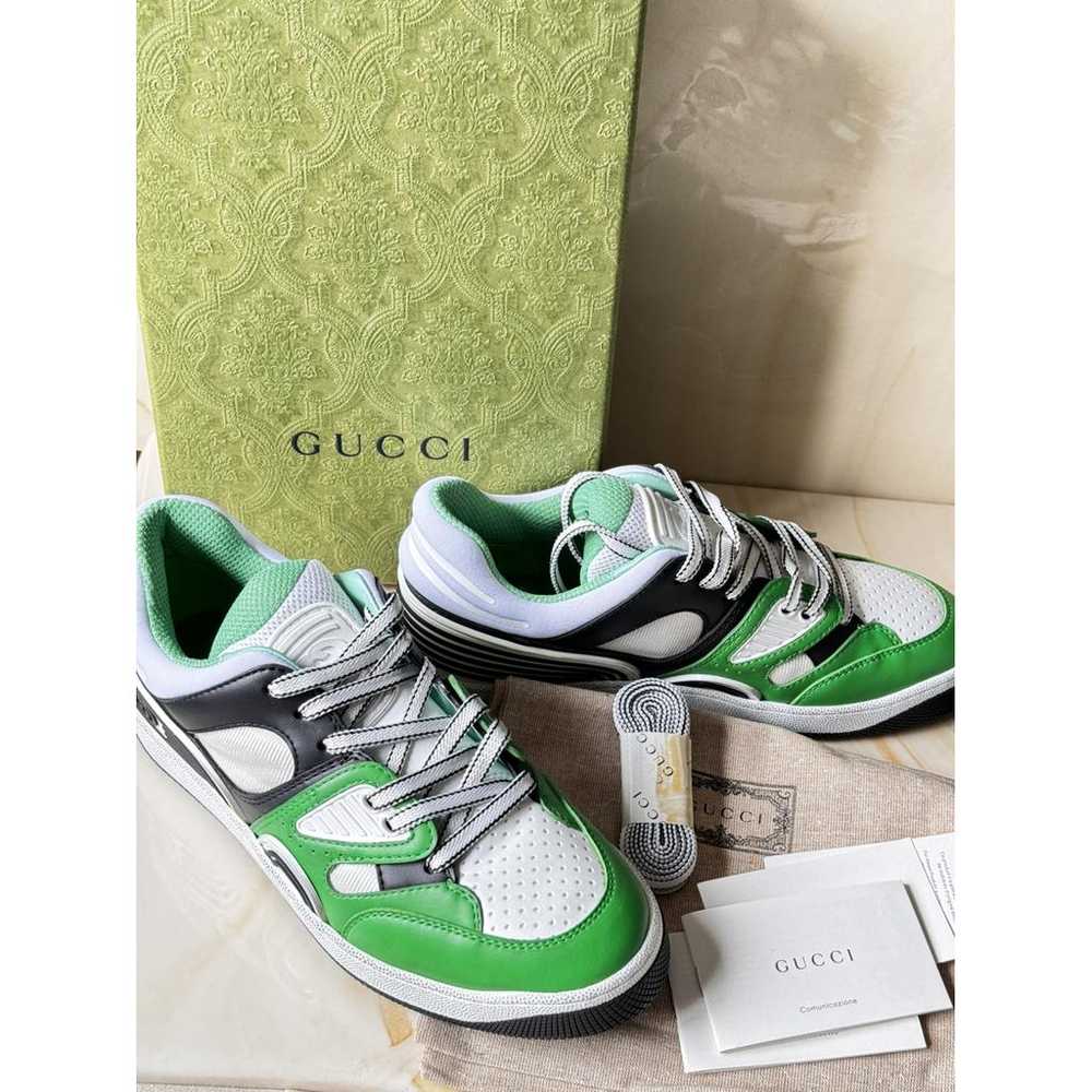 Gucci Vegan leather trainers - image 3