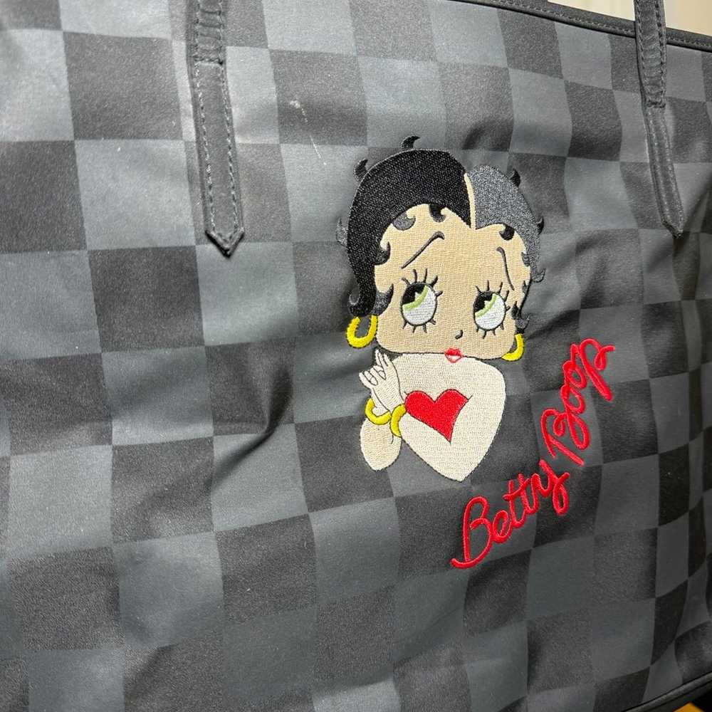 Embroidered Betty Boop Tote Bag - image 1