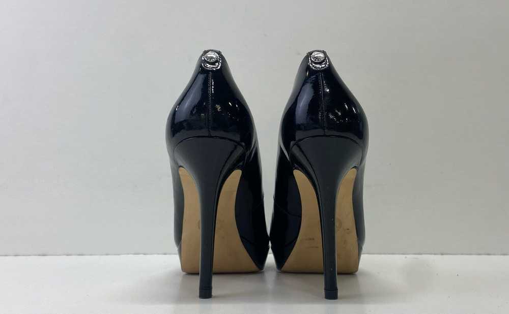 Michael Kors Patent Leather Platform Heels Black … - image 4