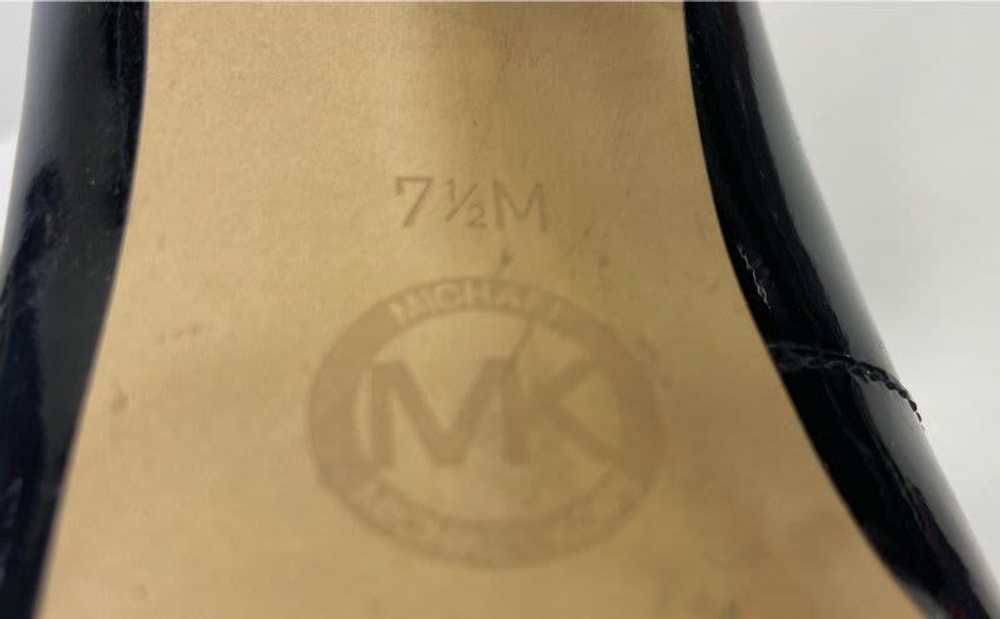 Michael Kors Patent Leather Platform Heels Black … - image 8