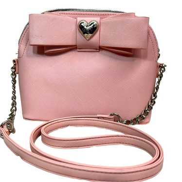 Betsey Johnson Pink Crossbody Minibag