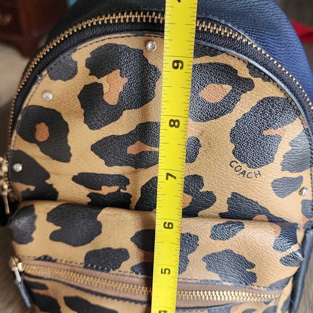 Coach mini Backpack leopard print Pre-owned - image 4