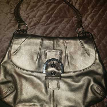 Coach purse Leather hobo shoulder purse