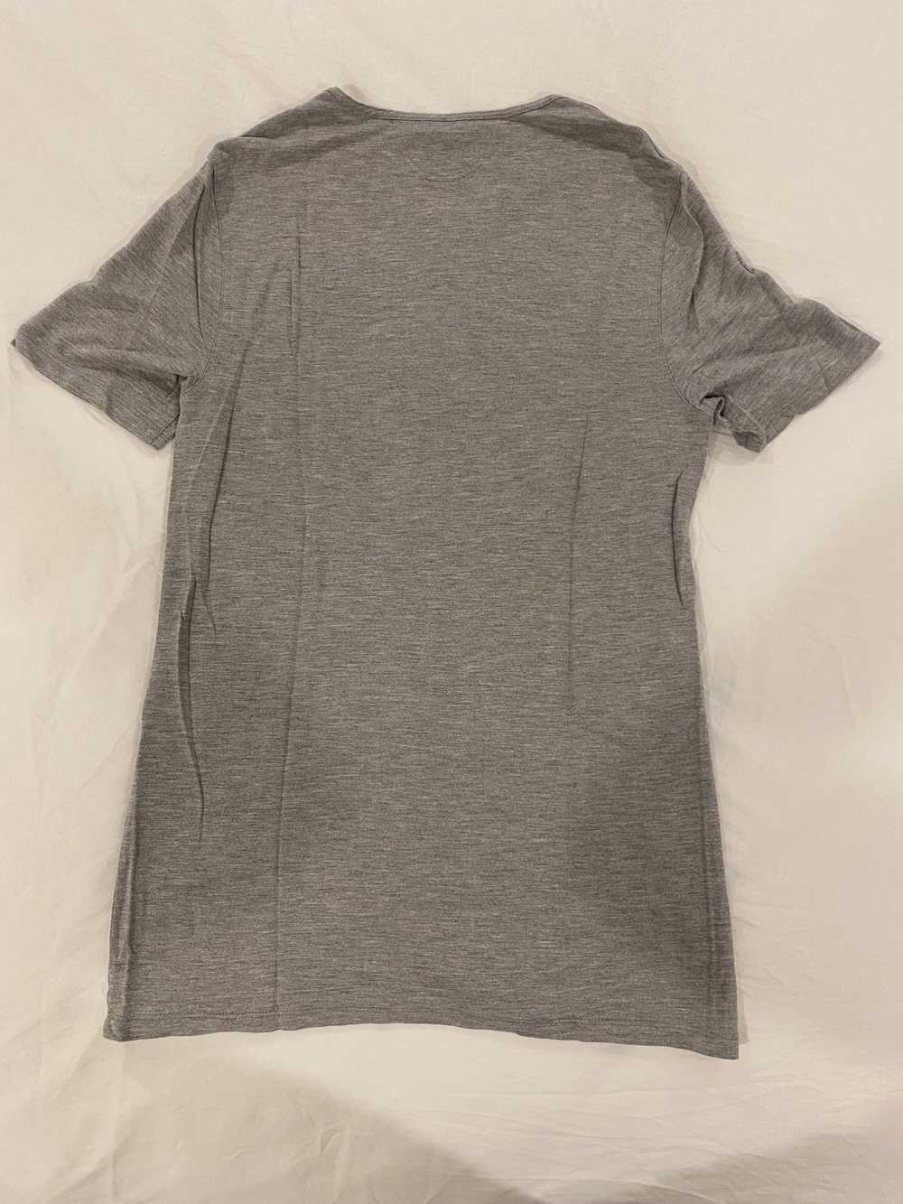 Helmut Lang Helmut Lang Grey Viscose T-Shirt - image 2