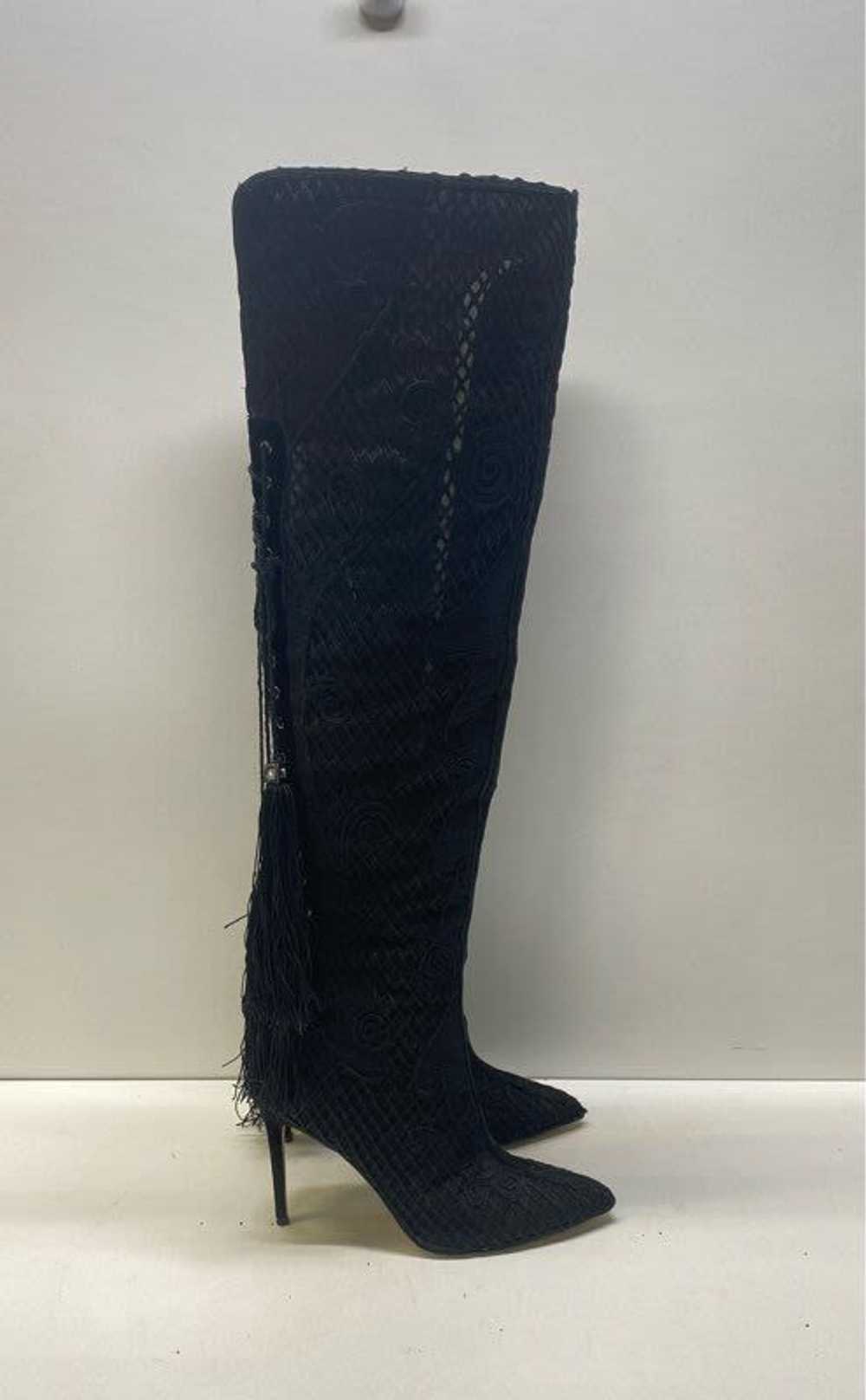 Vince Camuto Imagine Woven Knee High Tassel Boots… - image 1