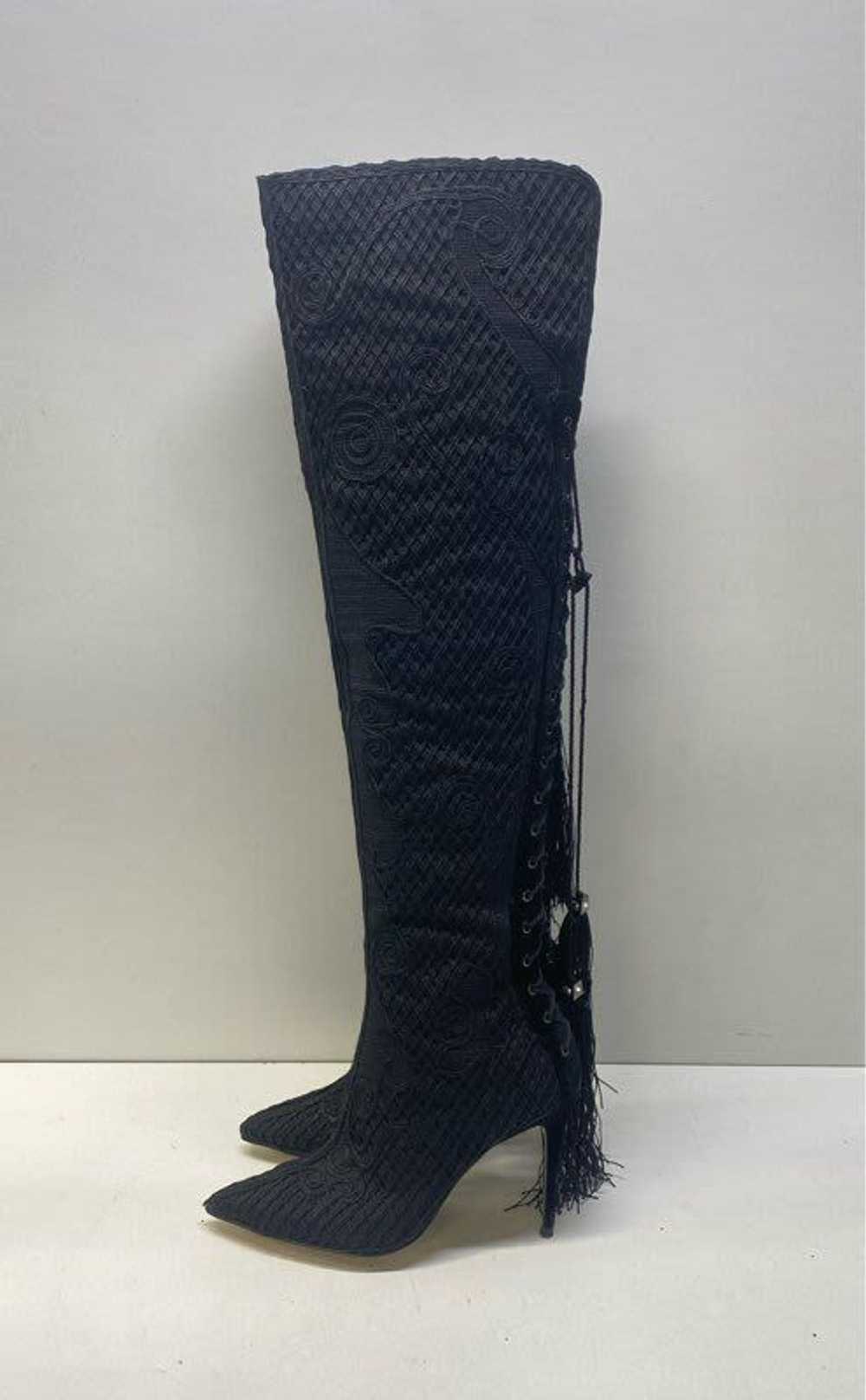 Vince Camuto Imagine Woven Knee High Tassel Boots… - image 2