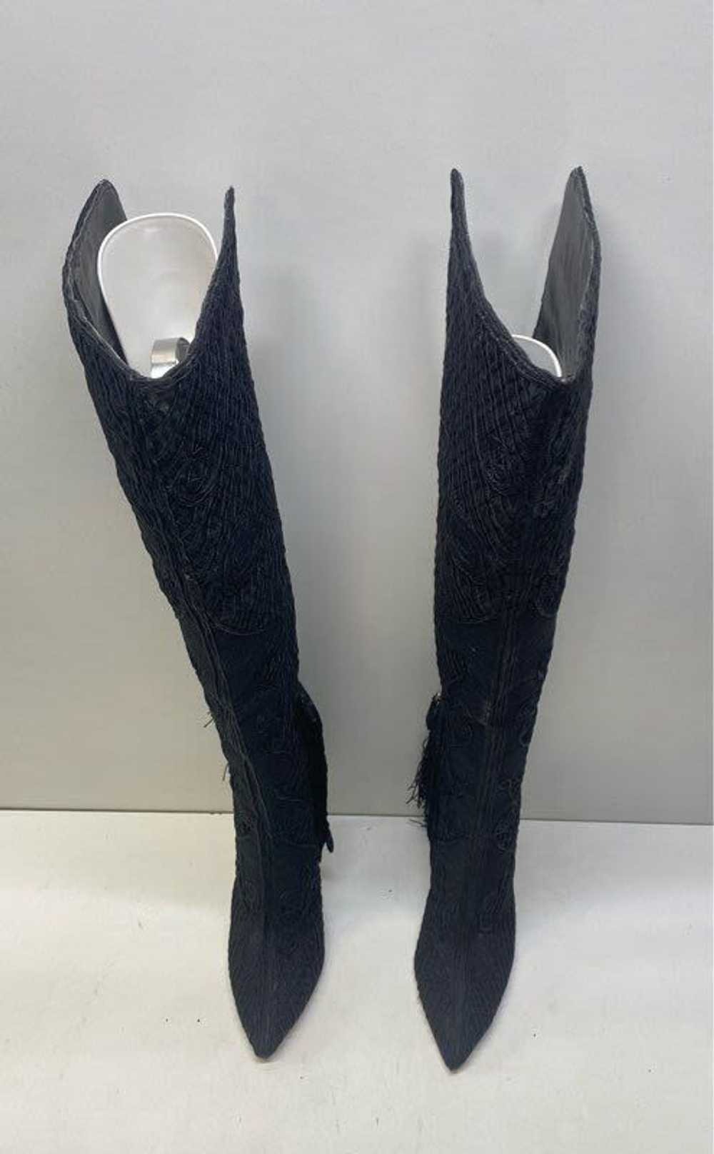 Vince Camuto Imagine Woven Knee High Tassel Boots… - image 5