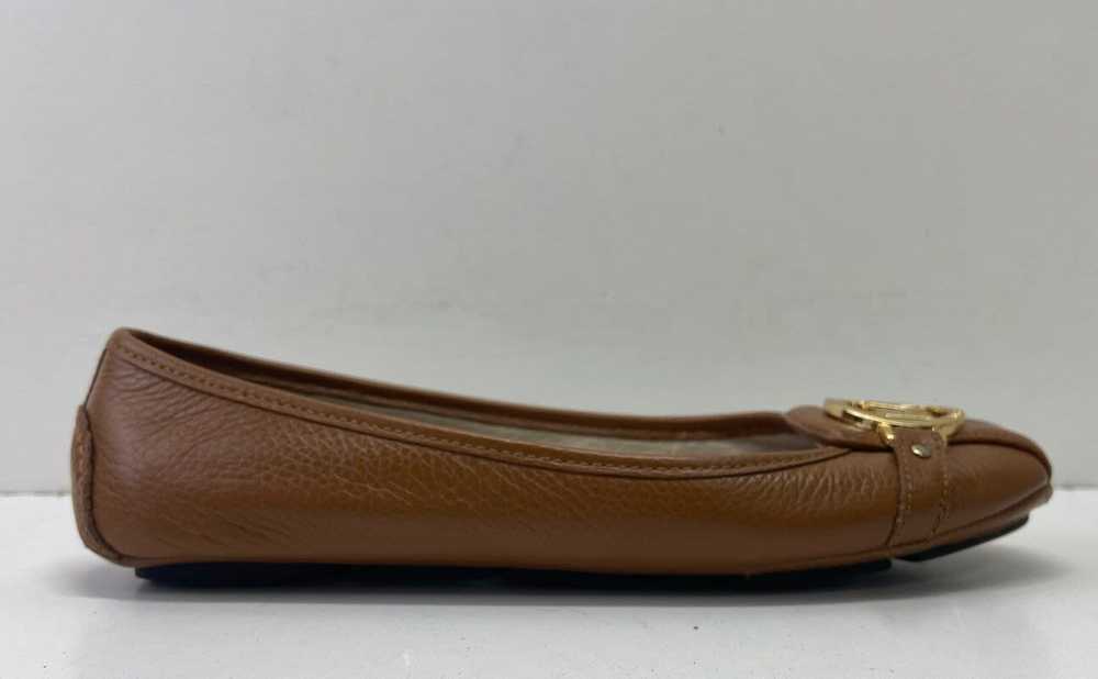 Michael Kors Brown Leather Flats Loafers Shoes Si… - image 1