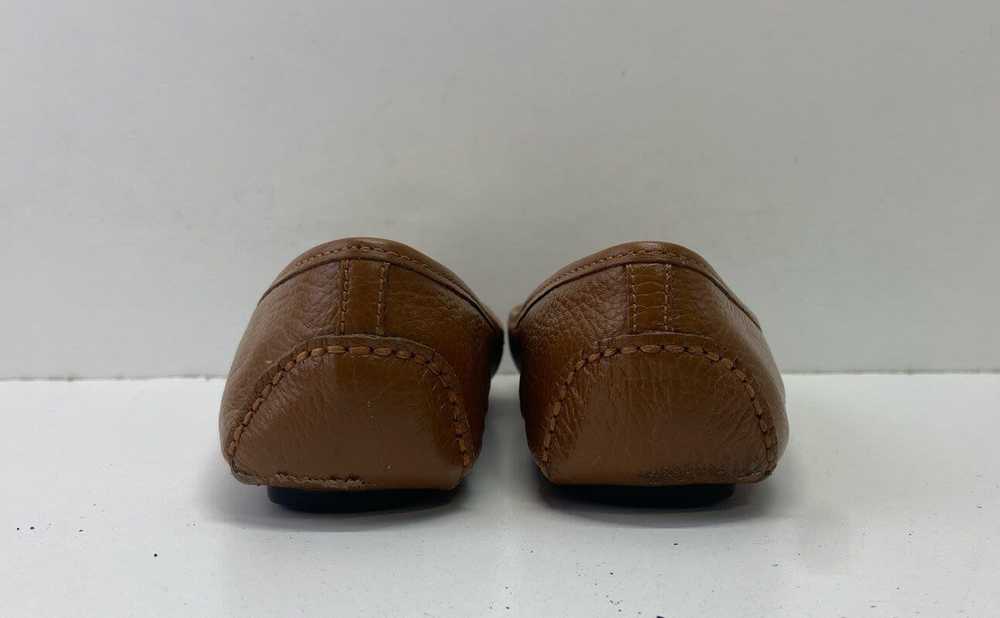 Michael Kors Brown Leather Flats Loafers Shoes Si… - image 4