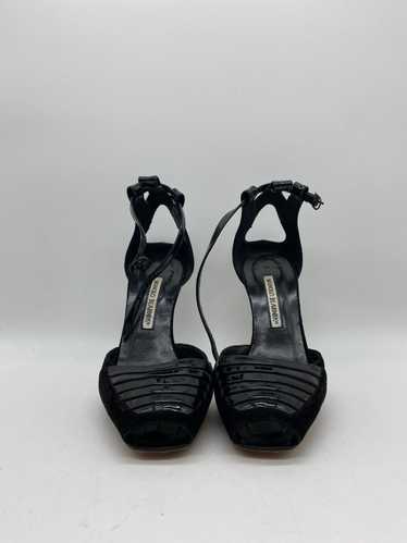 Manolo Blahnik Black heel Flat Women 7.5