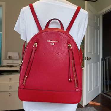 Gorgeous Michael Kors Red Backpack