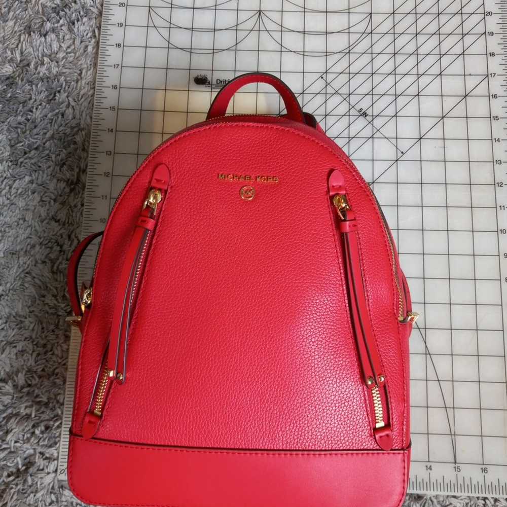 Gorgeous Michael Kors Red Backpack - image 5