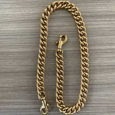 New Coach Brass Chain Short strap from Cassie 19