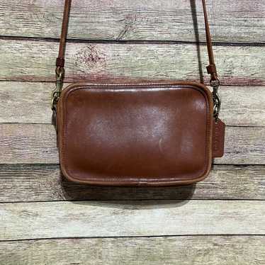 Coach Brown Leather Carnival Crossbody