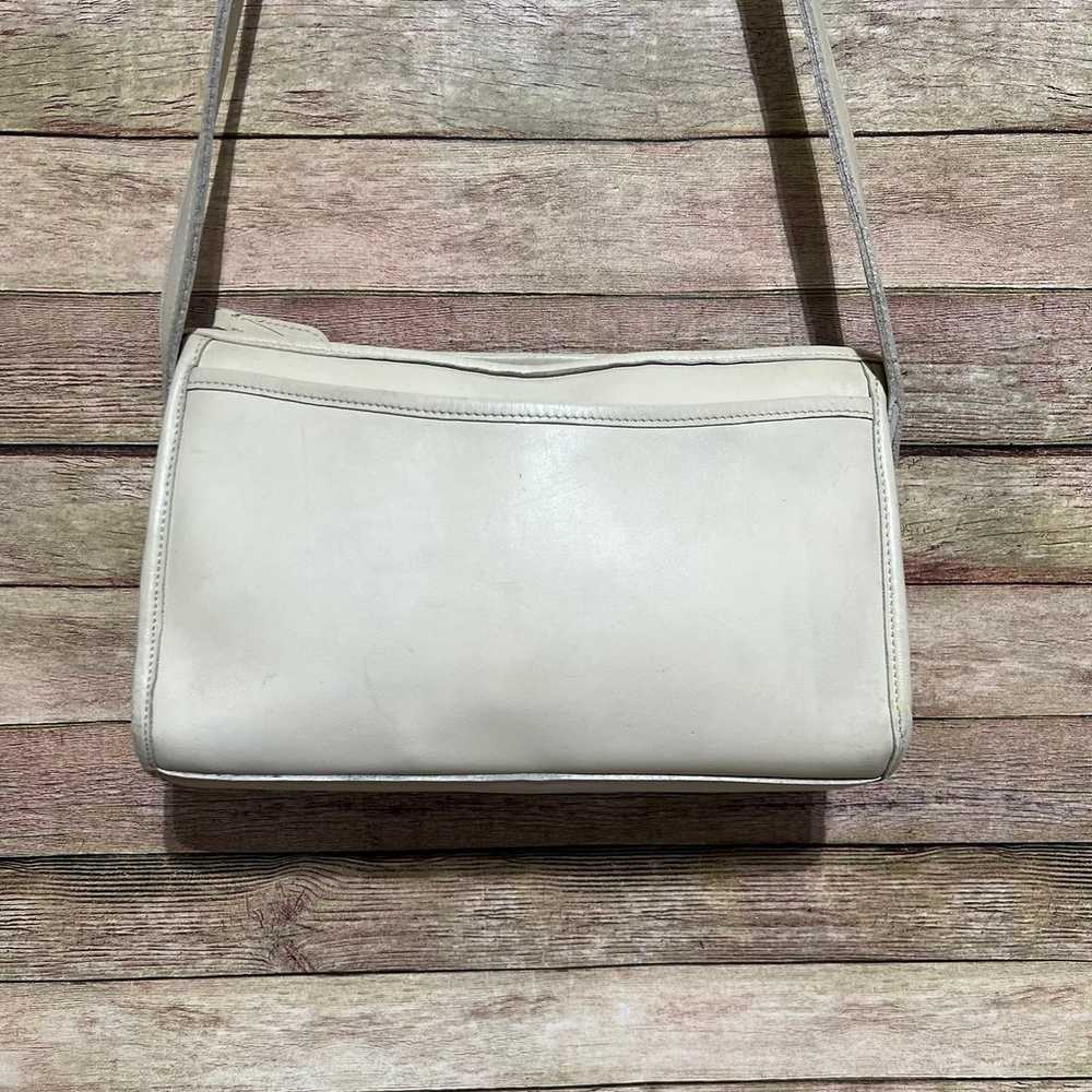 Coach White Leather Vintage Crossbody - image 1