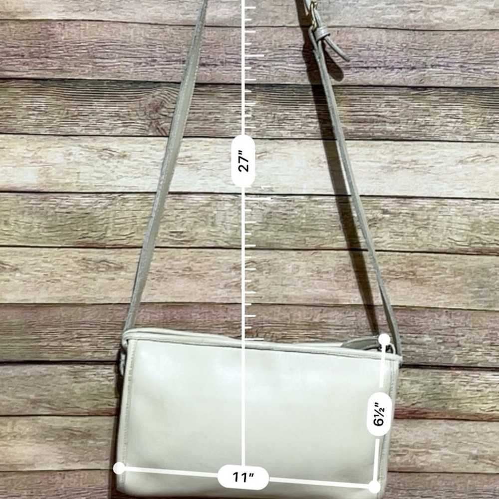 Coach White Leather Vintage Crossbody - image 6