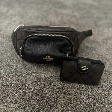 Coach belt bag and wallet - image 1