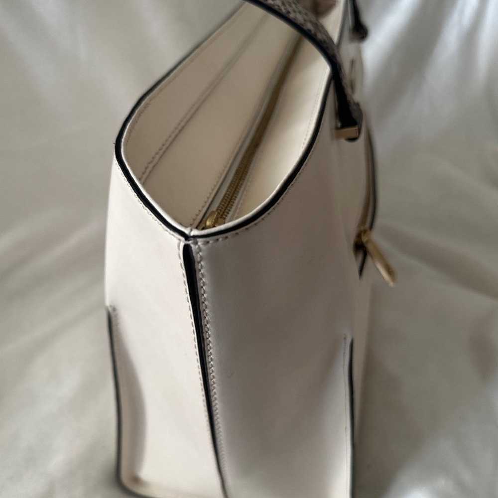 KATE SPADE NY CREAM & SNAKESKIN LEATHER TOTE/HAND… - image 5