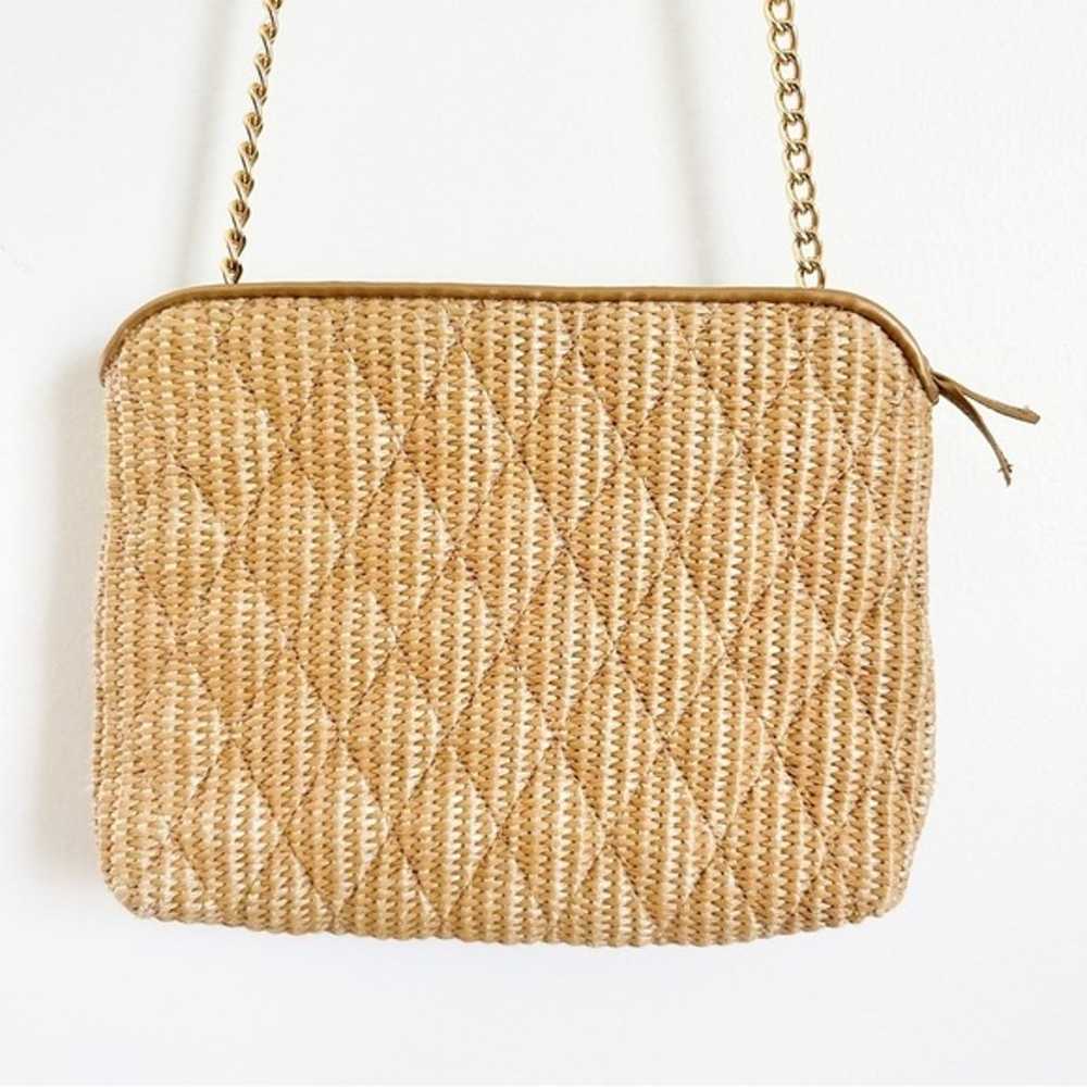 Andè Tan Vintage Woven Basket Weave Medallion Det… - image 7