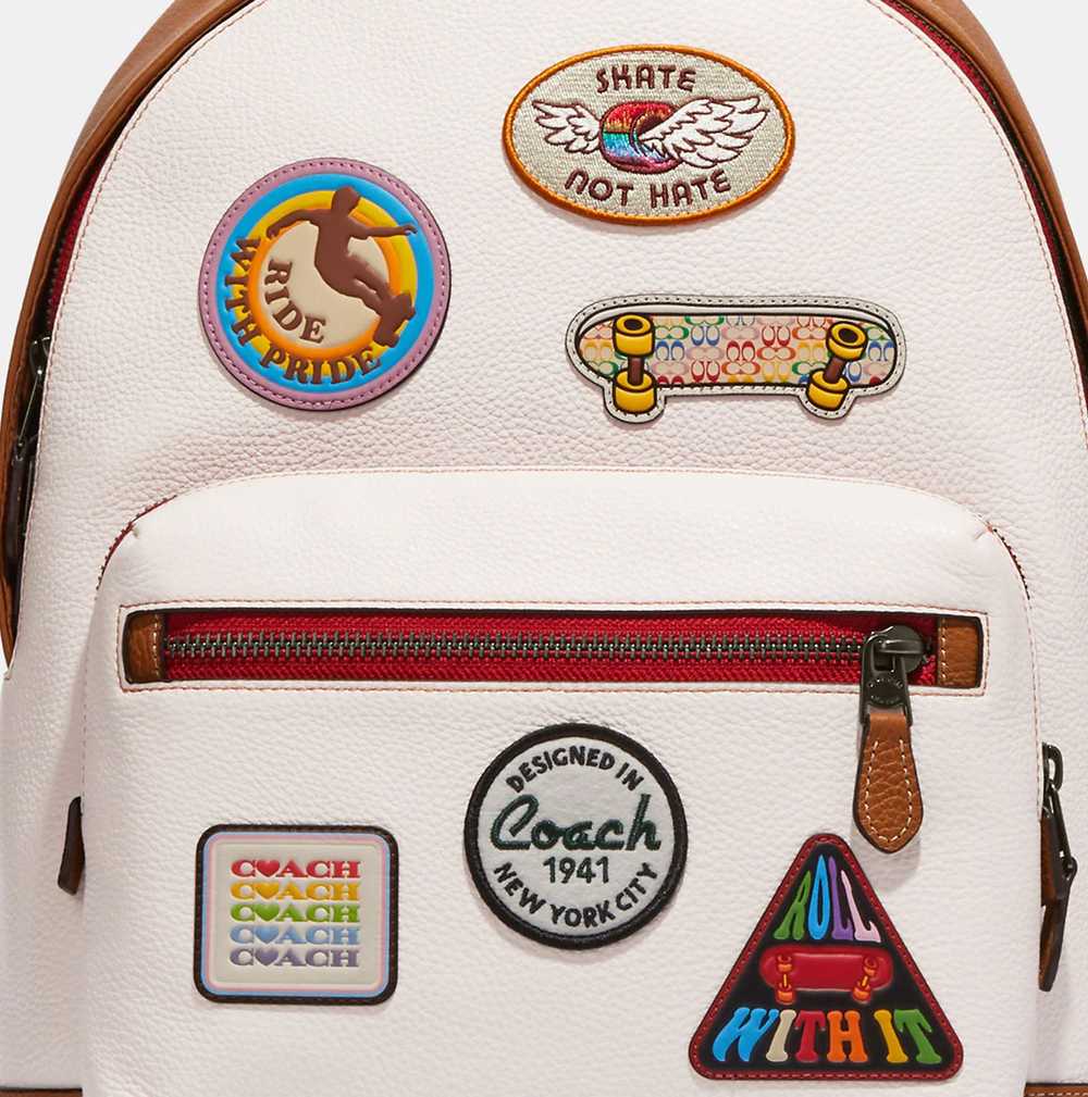 Coach West Backpack With Patches CJ512 - image 5