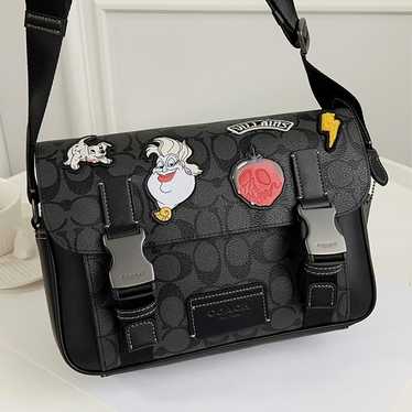 Disney X Coach Track Crossbody In Signature Canva… - image 1