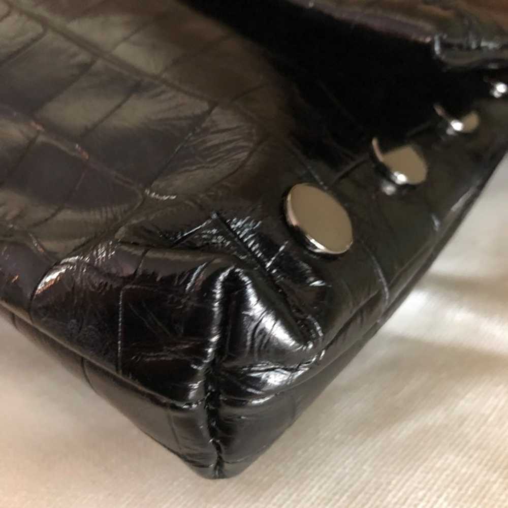 HAMMITT Handbag VIP Medium Black Croc Diamond Stu… - image 10