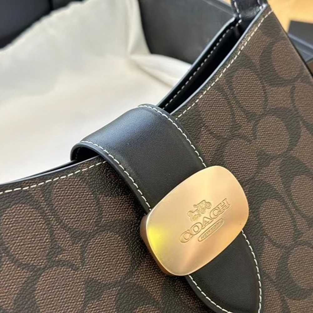 Coach Eliza Shoulder Bag In Signature Canvas - image 4