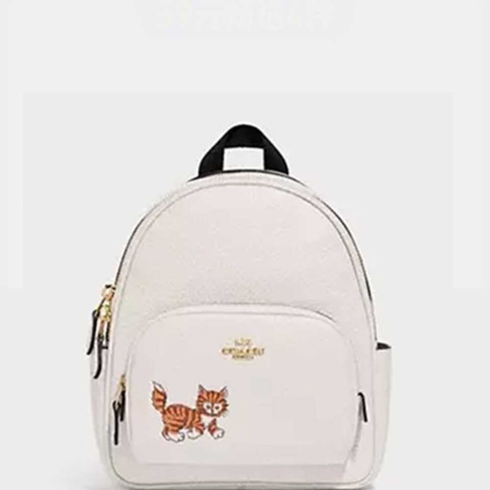 Mini Court Backpack With Dancing Kitten - image 1