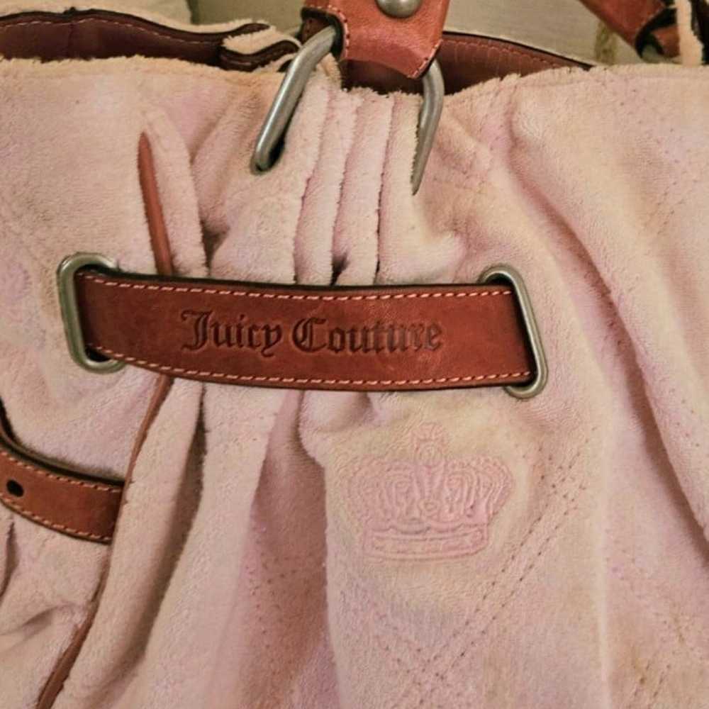 Juicy Couture Y2K Vintage Terry Cloth Powder Pink… - image 10